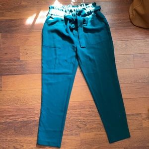 High waisted stretch pants